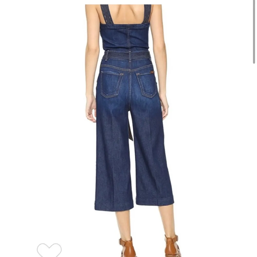 7 FOR ALL MANKIND Denim Culotte Jumpsuit - Image 2