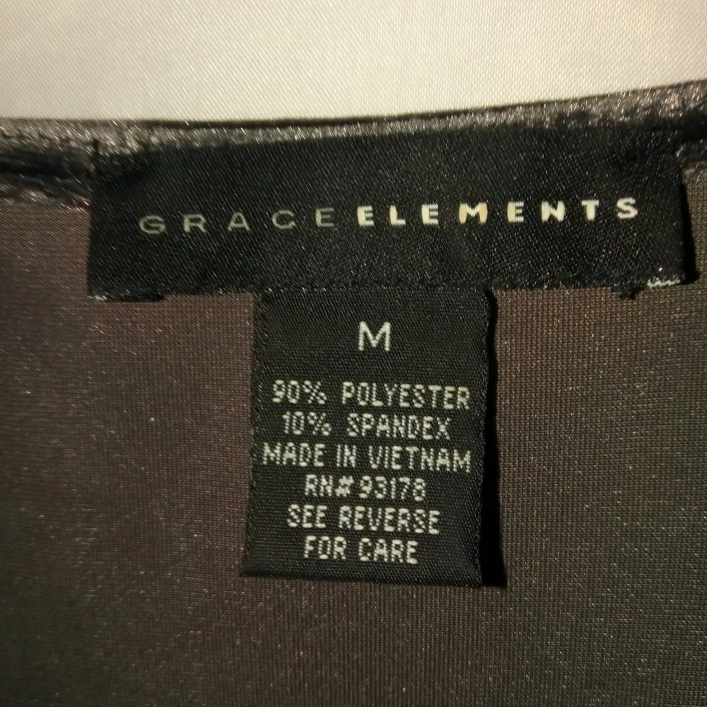 Grace Elements M Chocolate Velvet Sleeveless Top - Image 2