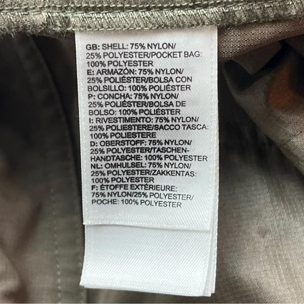 The North Face Nylon Convertible Pant Womens 10 Regular Brown Green‎ Hiking Pant - Image 3