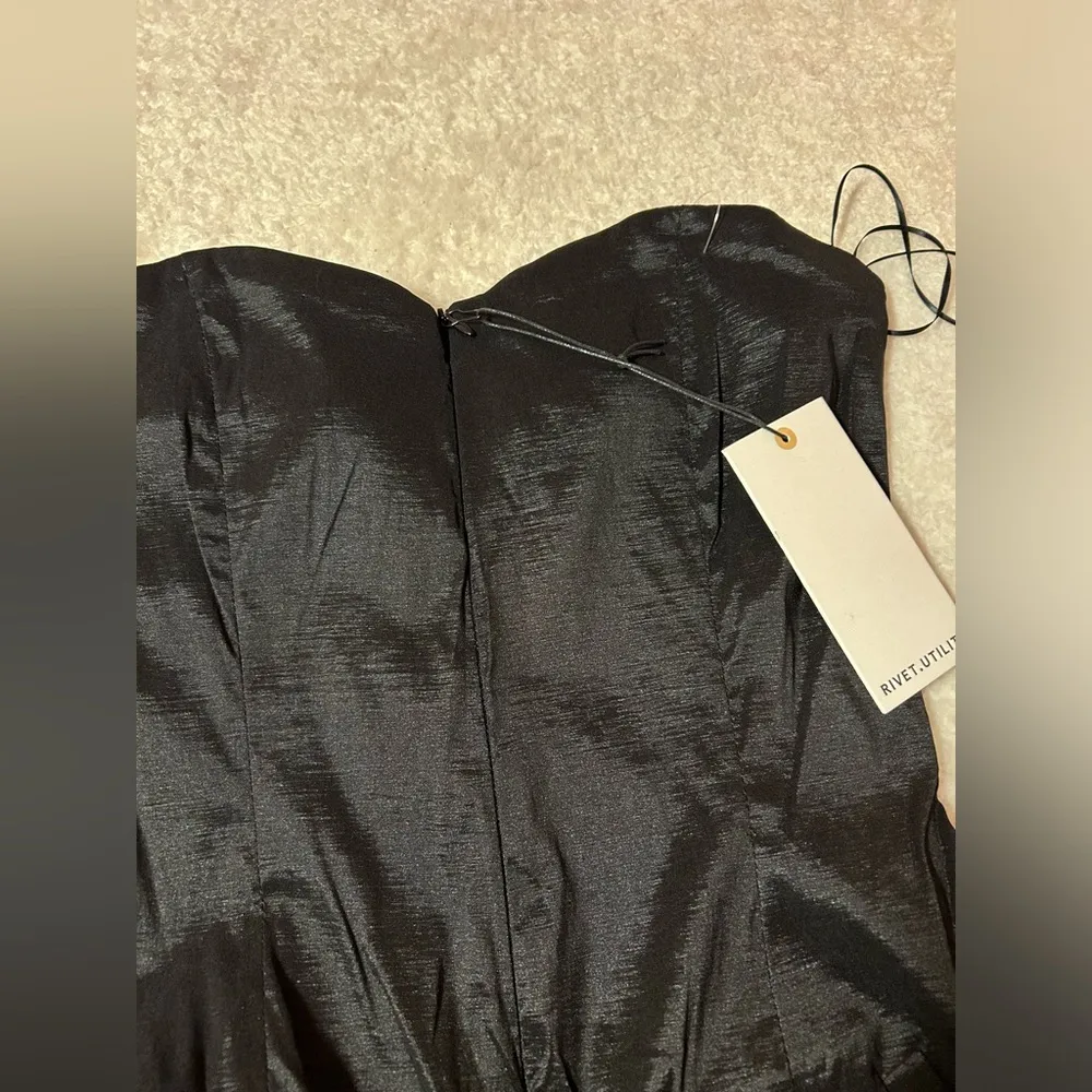 NWT RIVET‎ UTILITY Showstopper Black Jumpsuit Size XL - Image 5