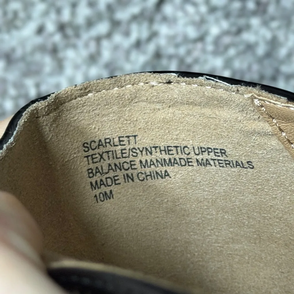 NEW Crown & Ivy Scarlett Cheetah Croc Embossed Block Heel Pumps Women’s 10 Chic - Image 9