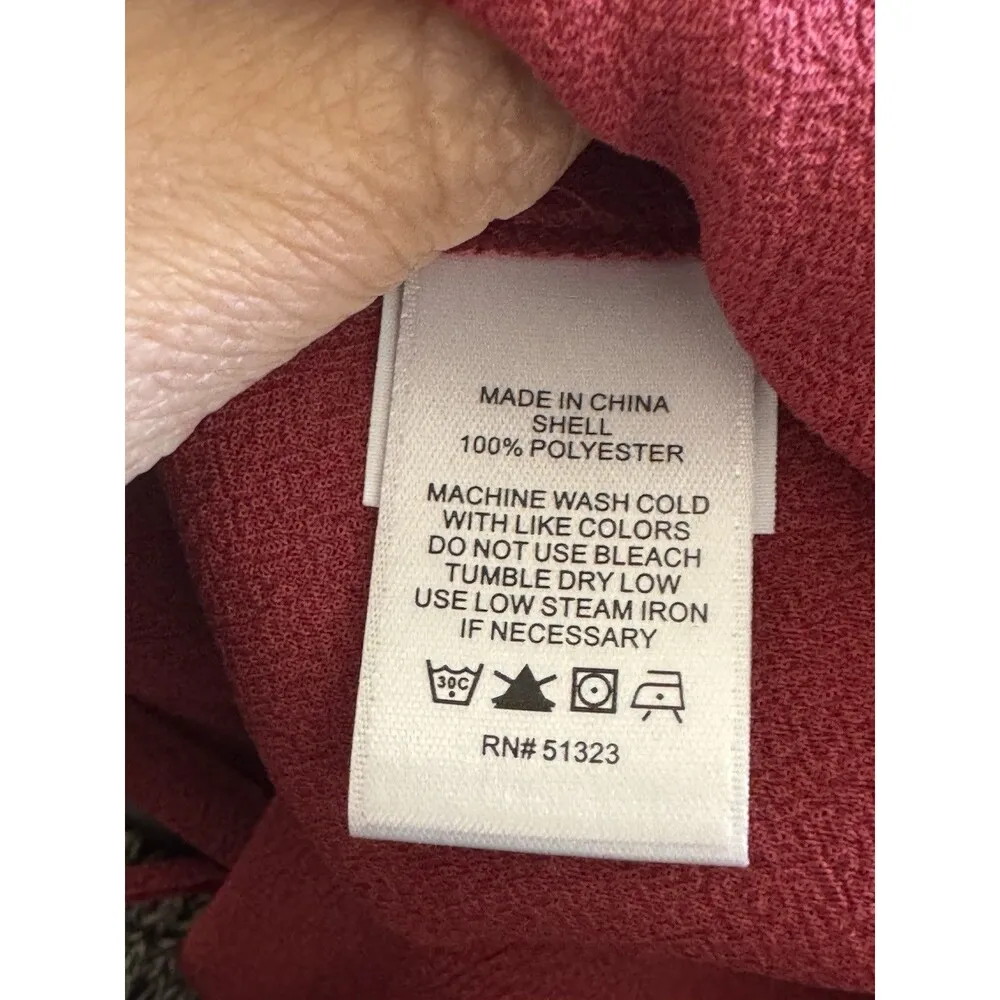 1. State Women's Blouse Medium Wrap Boho Elegant Cocktail Party Romantic Y2k - Image 12