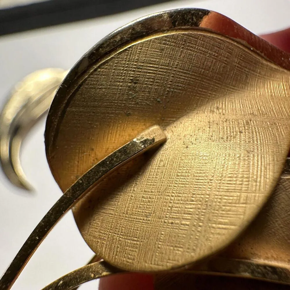 Leaf / Leaves Gold Tone Brooch Pins 1 Signed Primex Lot Of 3 - Image 4