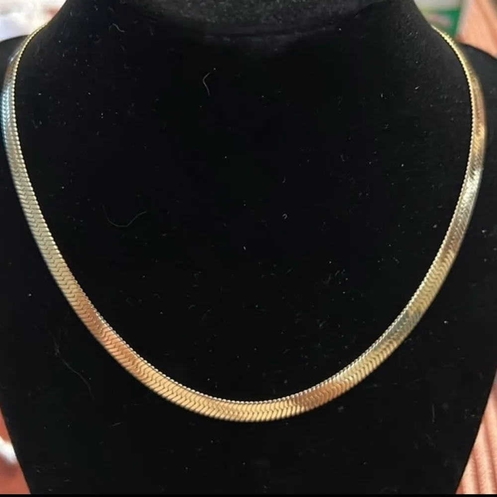 NWT Jennifer Zeuner Karli Necklace 14K yellow gold plated gold vermeil - Image 9