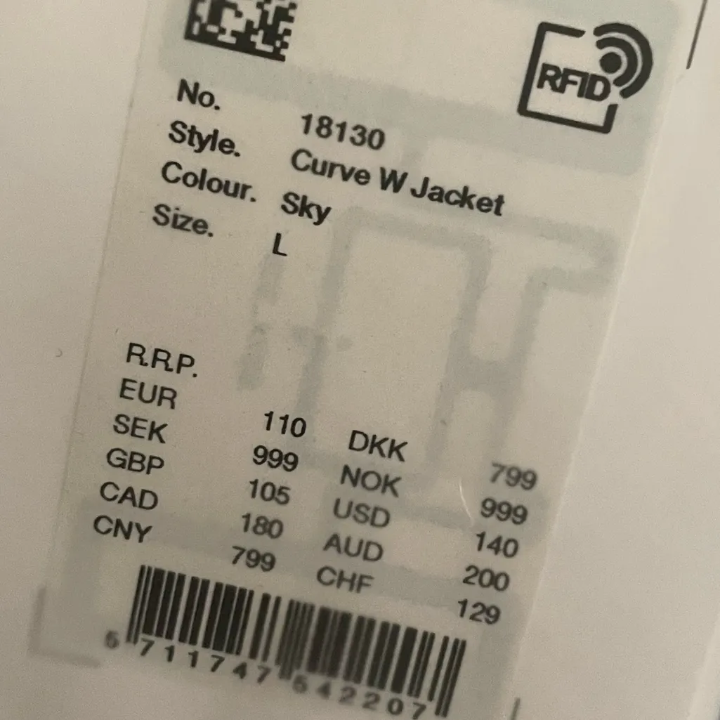 NWT Curve Women’s Rains Waterproof Raincoat Blue Hooded Trench Coat Size L Size L - Image 9