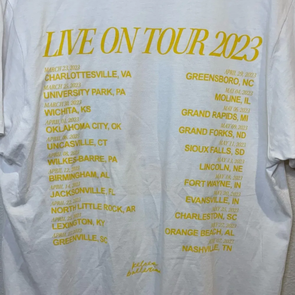 Kelsea Ballerina shirt womens white‎ shirt sleeve country music hip hop Size M White Size M - Image 4