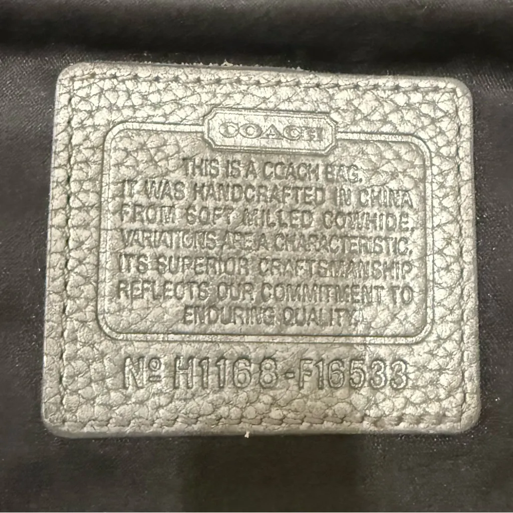 COACH 16533 Penelope Silver Gray Swing pack Crossbody Bag - Image 14