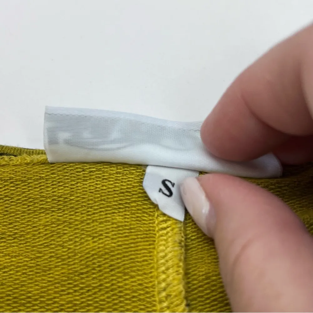 Bryn Walker Womens SZ Small Yellow Black Dolman Tunic Top Shirt Blouse Lagenlook - Image 3