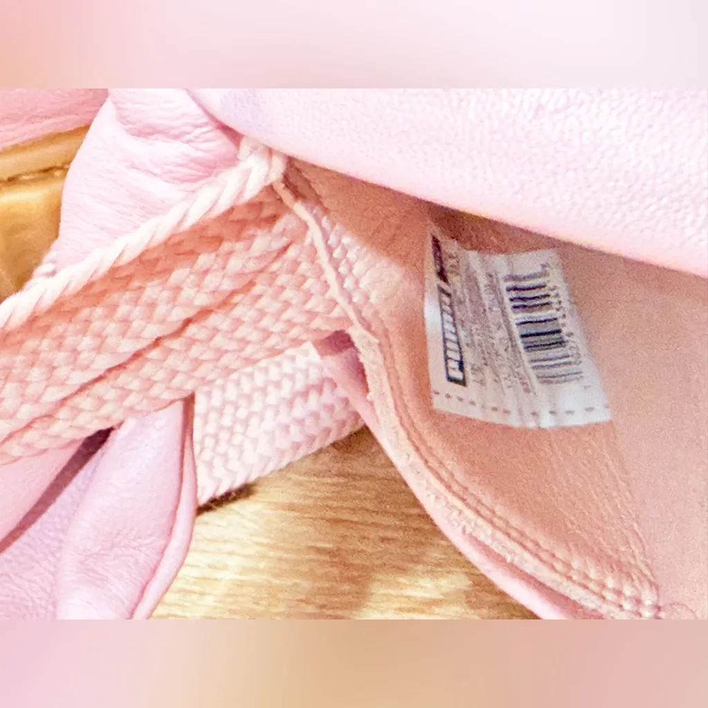 Savage fenty x puma leather bow mules Pink Size 9 - Image 13