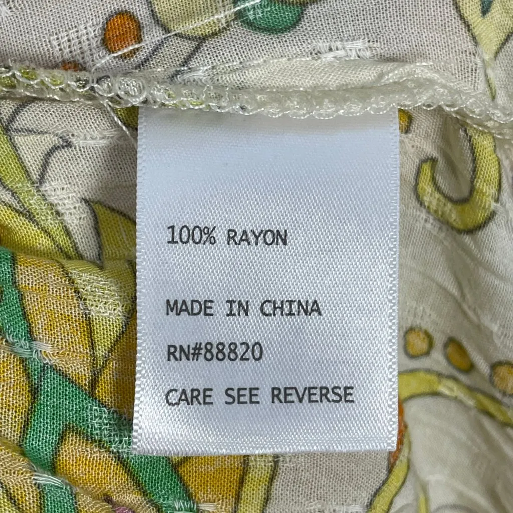 Haute Hippie Wrap Skirt Asymmetrical Floral Size Small Boho‎ Flower Child Hippie - Image 11