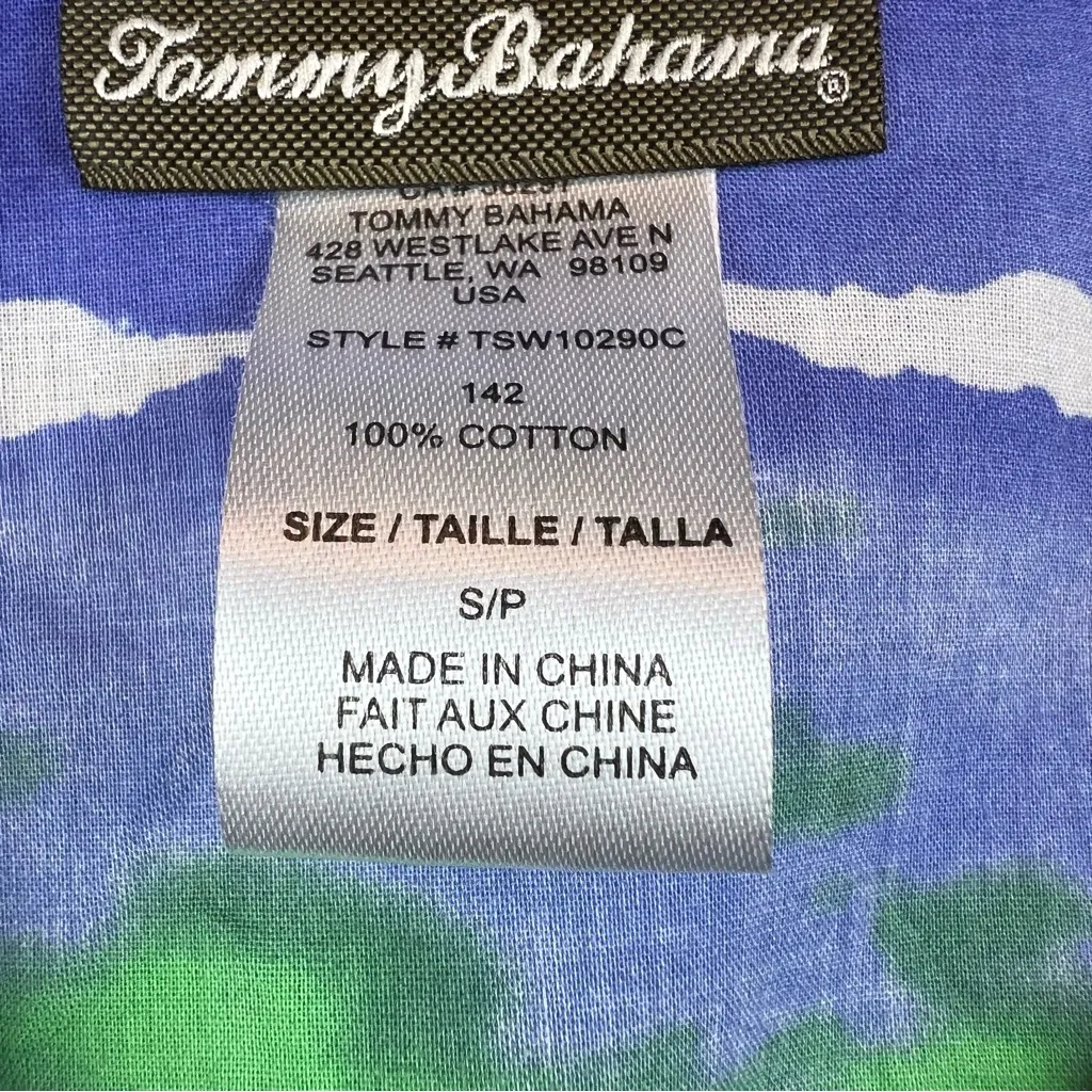 Tommy Bahama Button Down Coverup Shirt Dress Small - Image 8