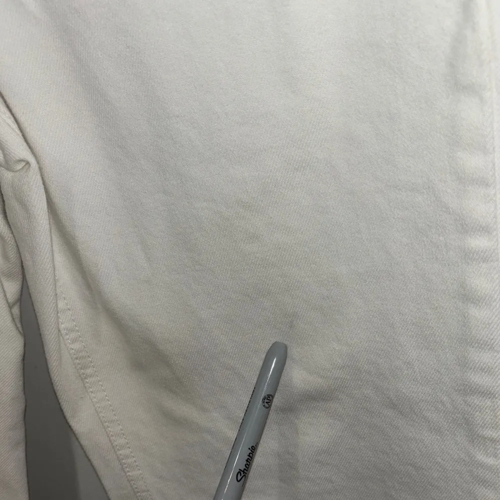 WE THE FREE WHITE THE OUR FLARE HIGH WAISTED RAW HEM JEANS - Image 9