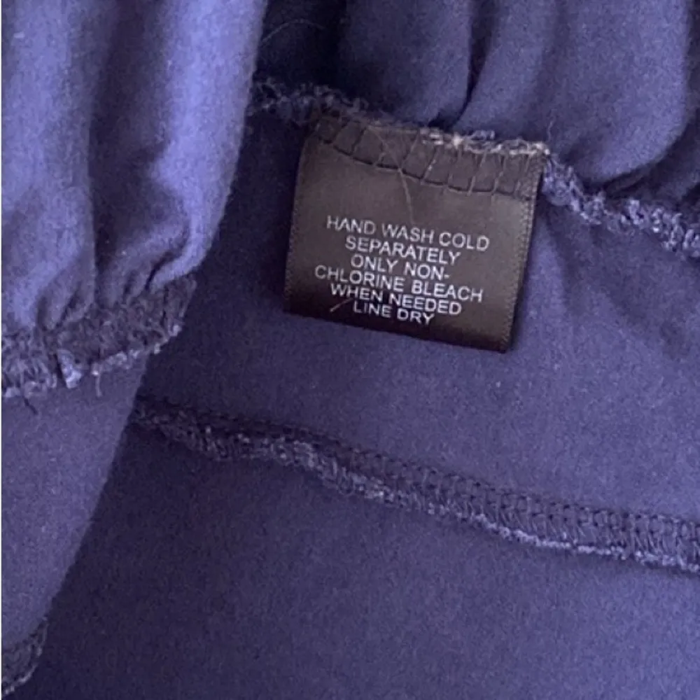 💙 I.N.C. Macy’s Navy Blue Sleeveless Surplice Side Ruching Tank Top, Plus 2X - Image 10