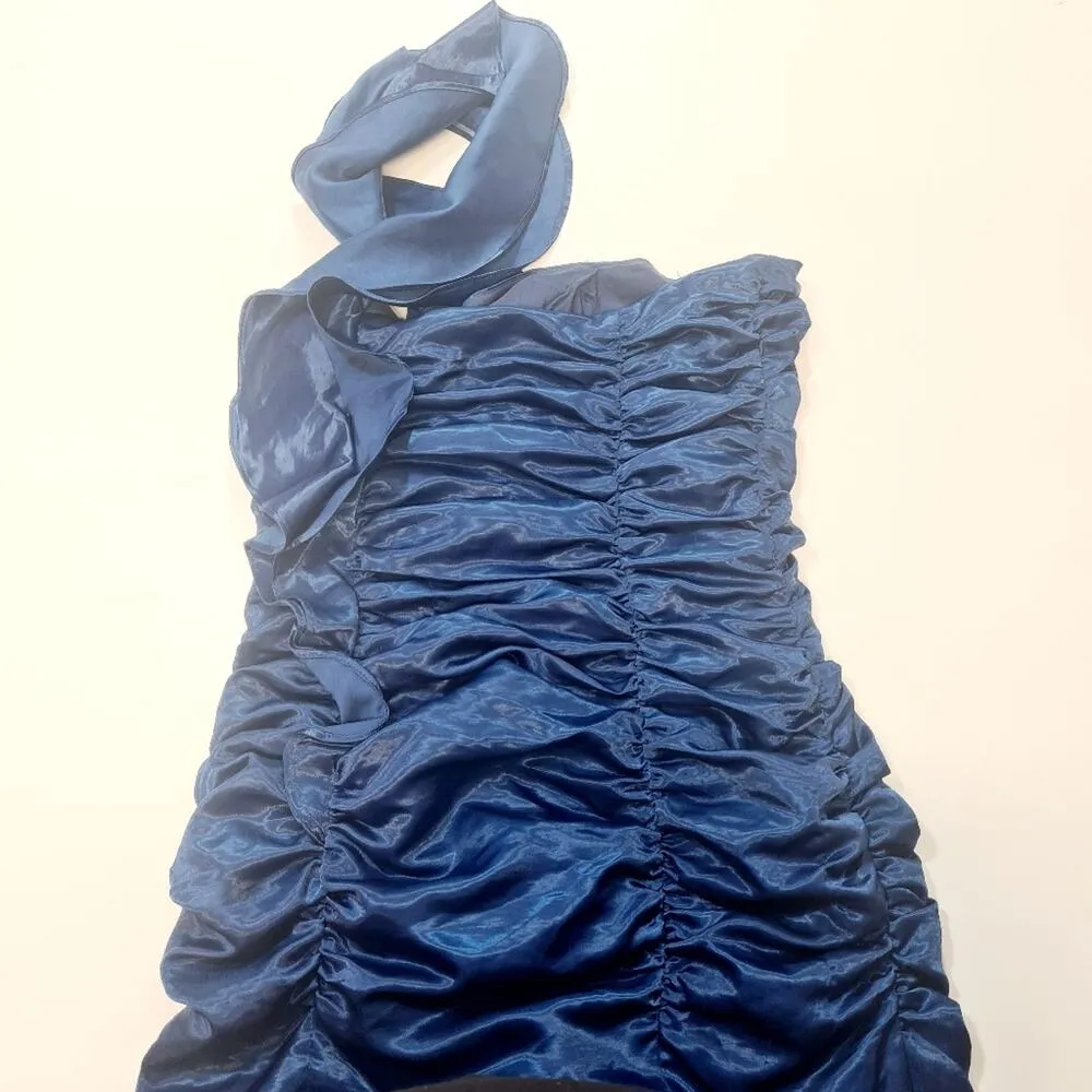 MAJORELLE Angelita Gown in Sapphire Blue XS - Image 9