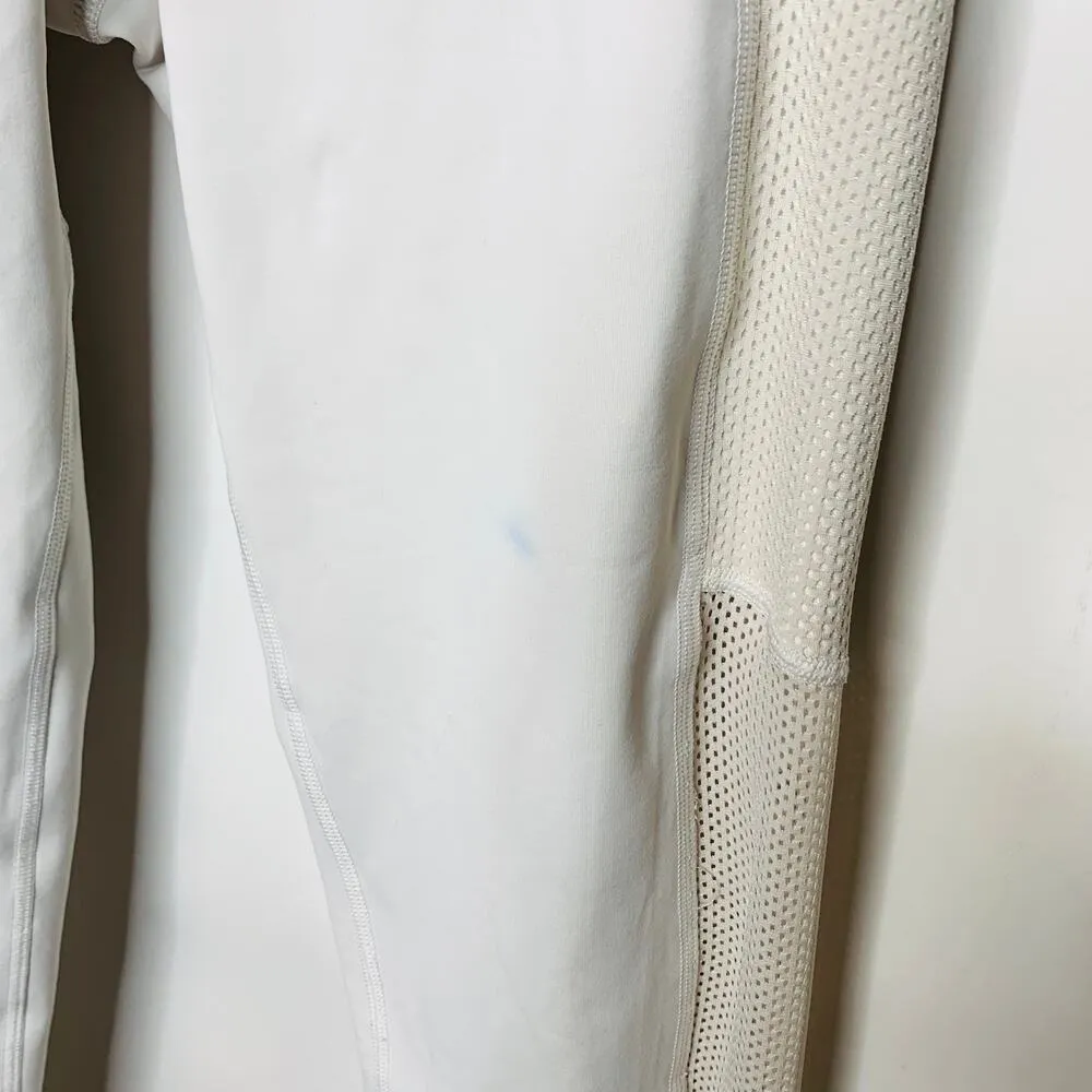 Aerie White Leggings Sz Small Pockets Flawed - Image 4