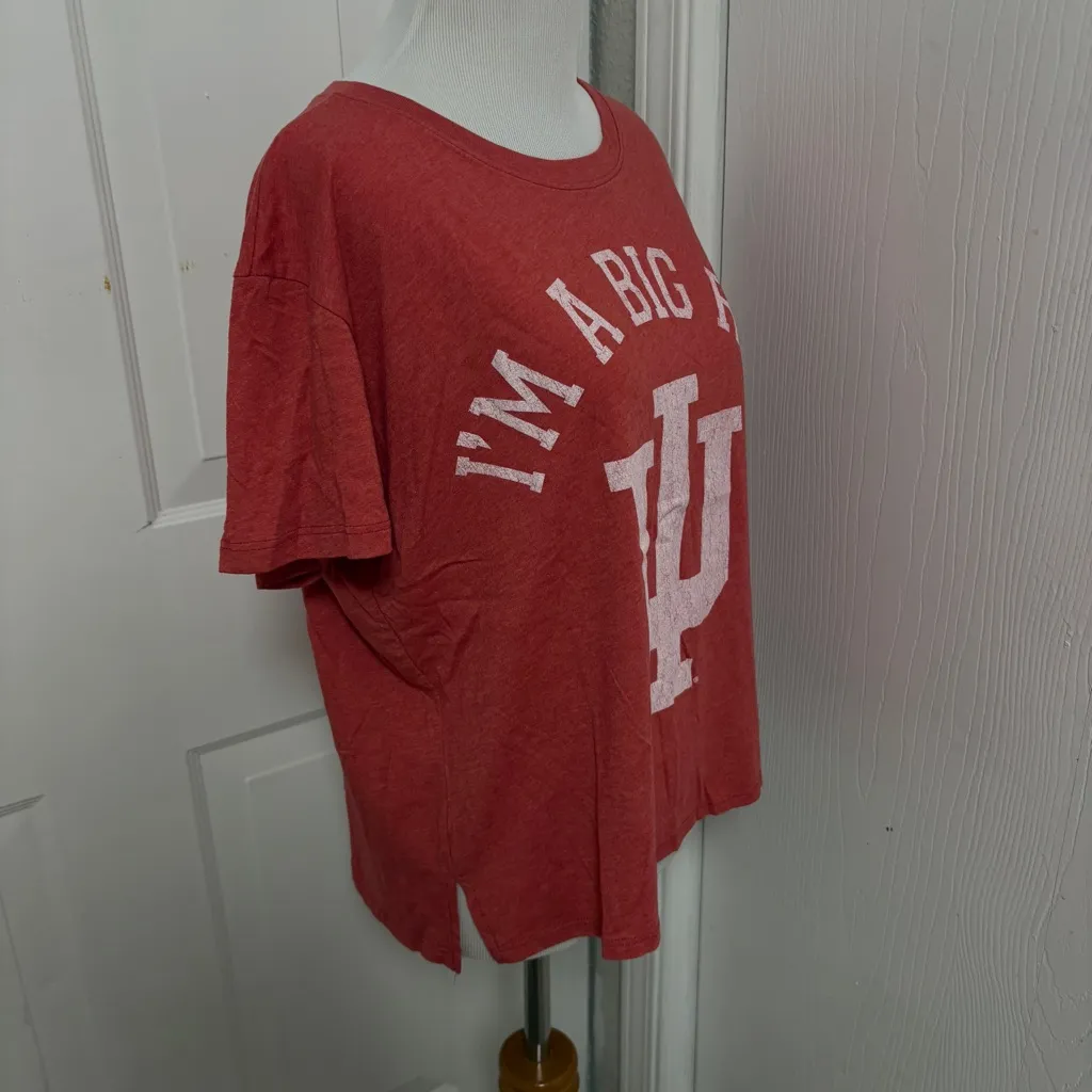 IU Hoosiers Big Red Crop Tee* - Image 2