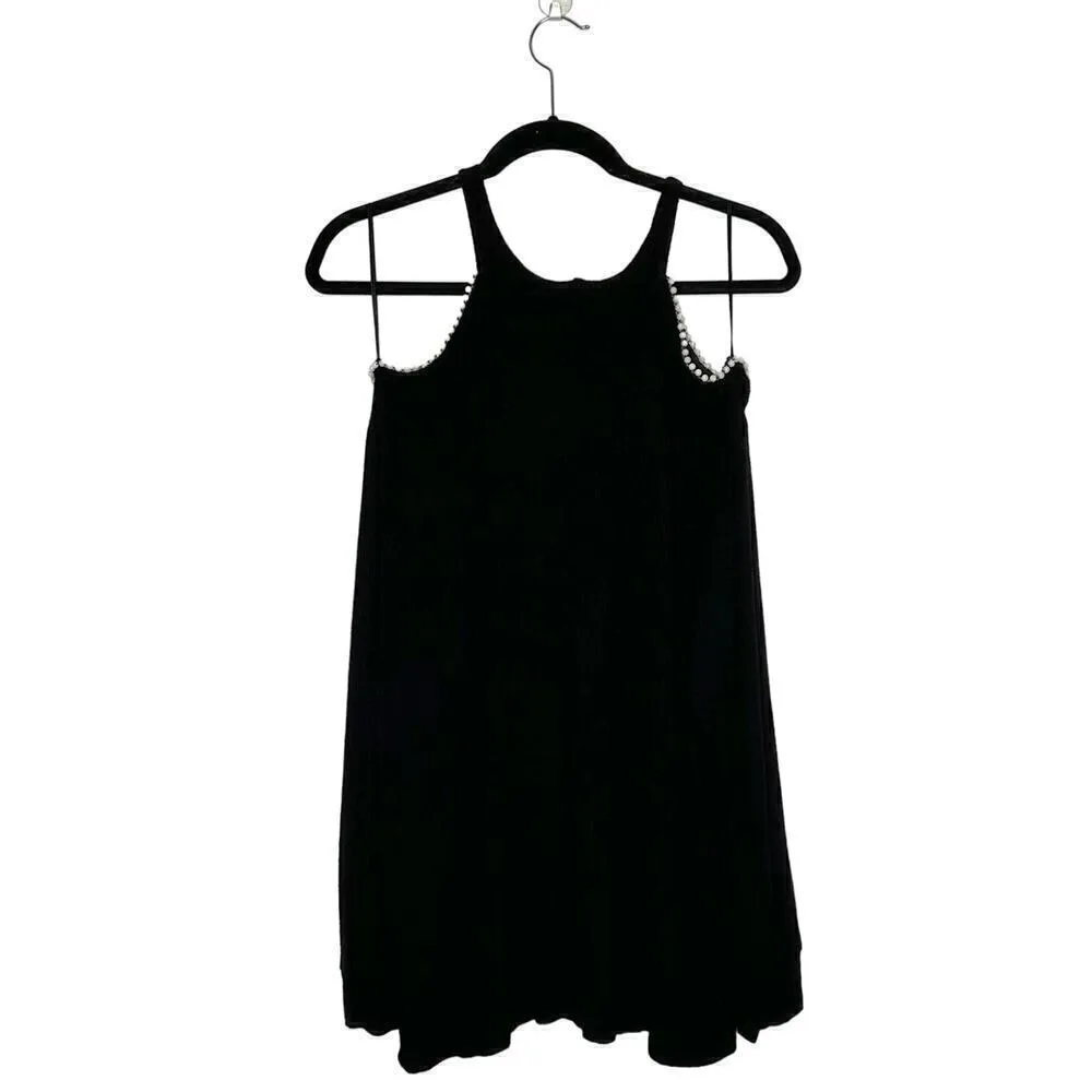 Michael Lauren Jaylee Pearl Cold Shoulder Top Women's Black Size XS Extra Small - Image 3