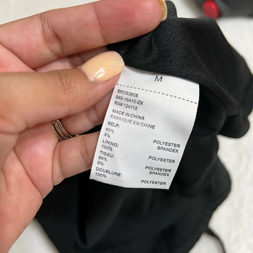 Sophie Rue Black Cutout Mini Dress Medium - Image 8