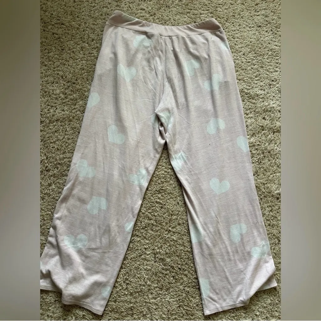 Secret Treasures Women’s Heart Print Sleep Pants Size Large (12-14) Kawaii - Image 6