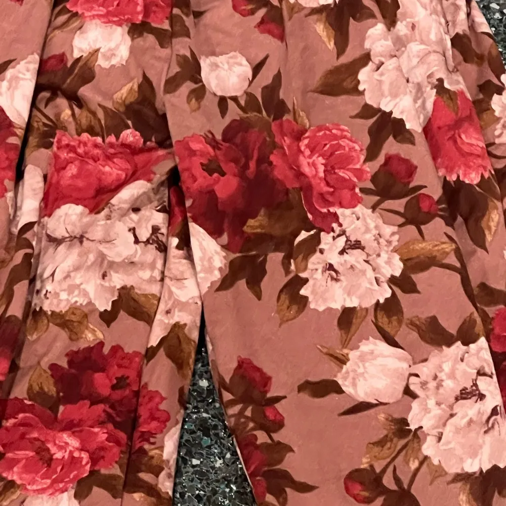 Women’s ShoSho Multicolor Floral Small Sweat Pants - Image 2