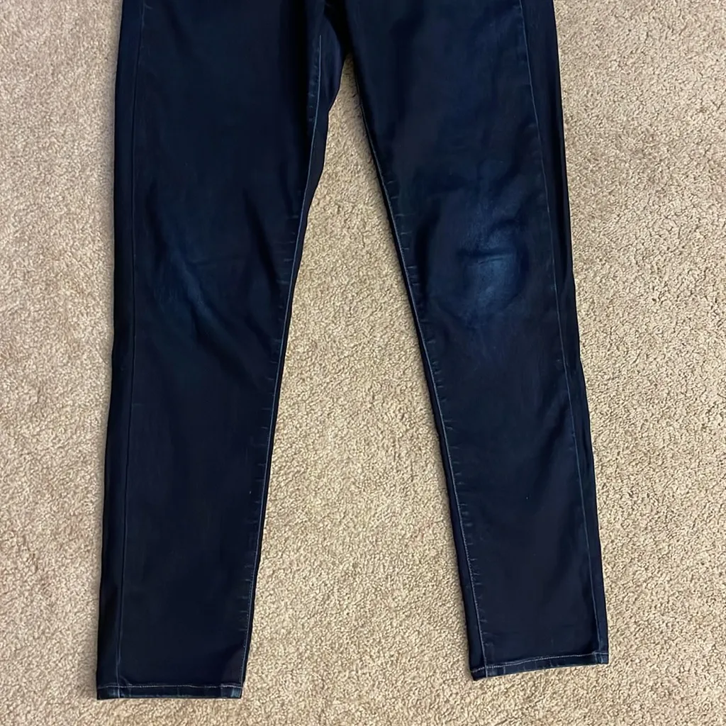 Women’s PAIGE Skyline Ankle Peg dark wash jeans / super stretch / size 27‎ - Image 3