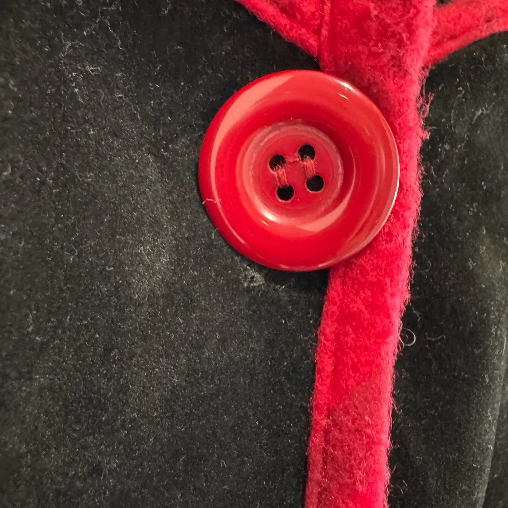 Vintage Christmas Cardigan with Snowman embroidery. One size. Black Size undefined - Image 5