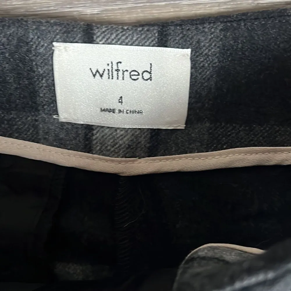 Aritzia Wilfred Chambéry Check wool Pant - Image 9