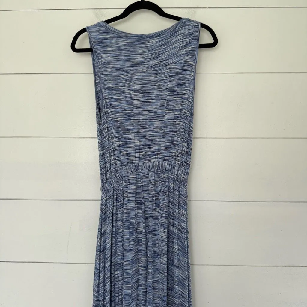 Spense Women’s Large Blue Marled Stretchy Maxi Dress - Image 4