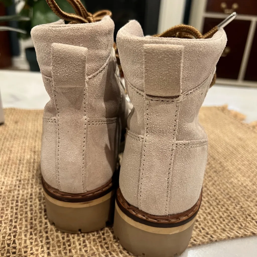 Mango Suede Lace-up Hiking Boots‎ - Image 6