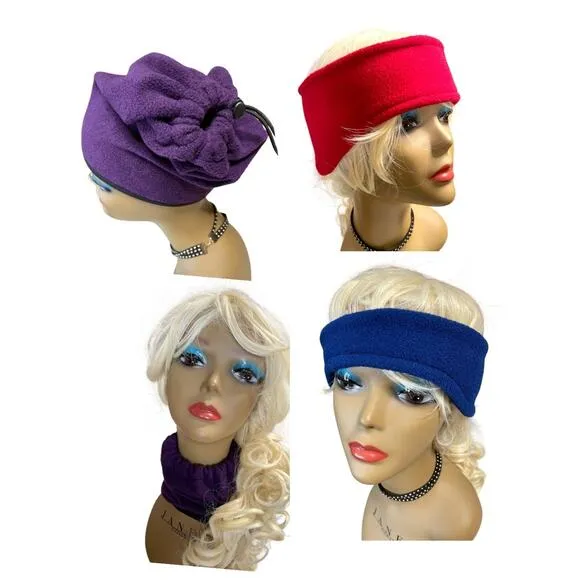 Winter Fleece Trifecta Ear Headbands Warmers - Image 2