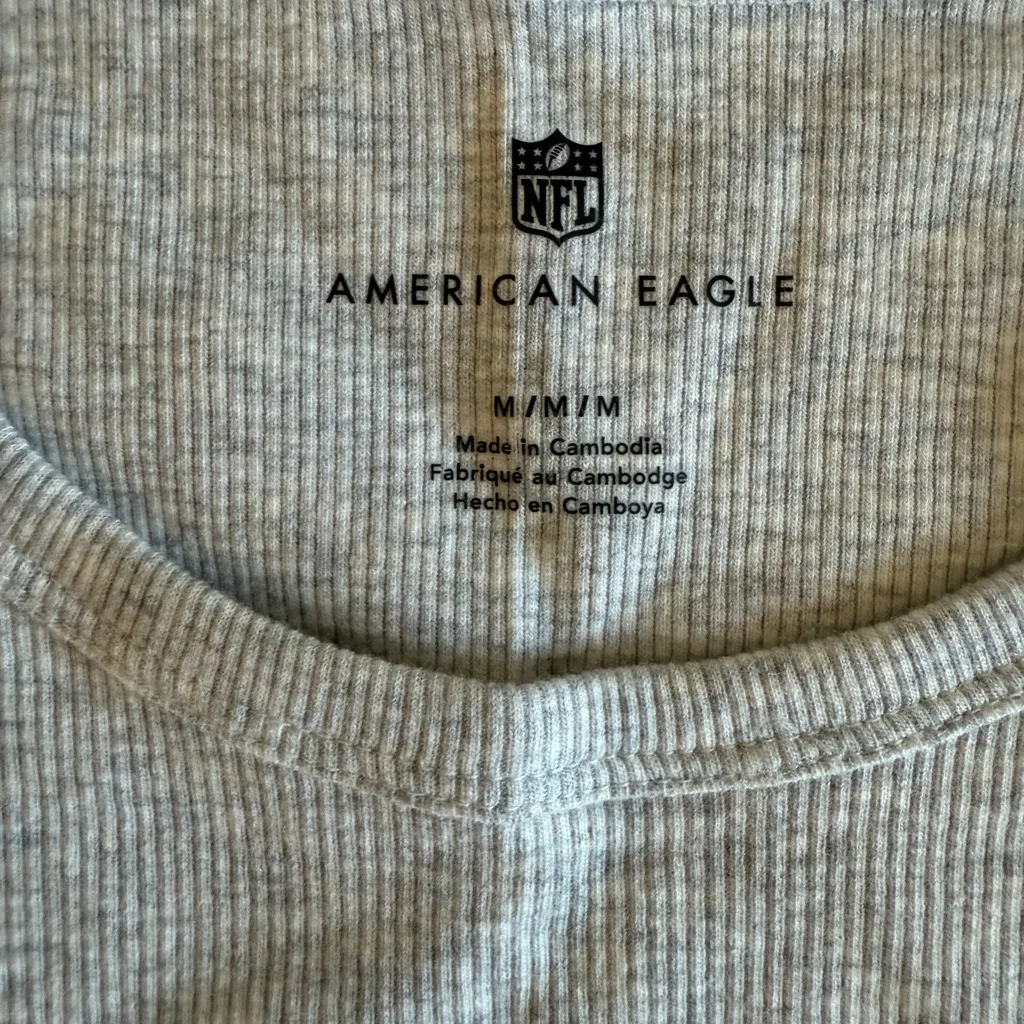 American Eagle NFL Cincinnati Bengals Graphic Tank Top Medium Grey NWT IN PKG - Image 9
