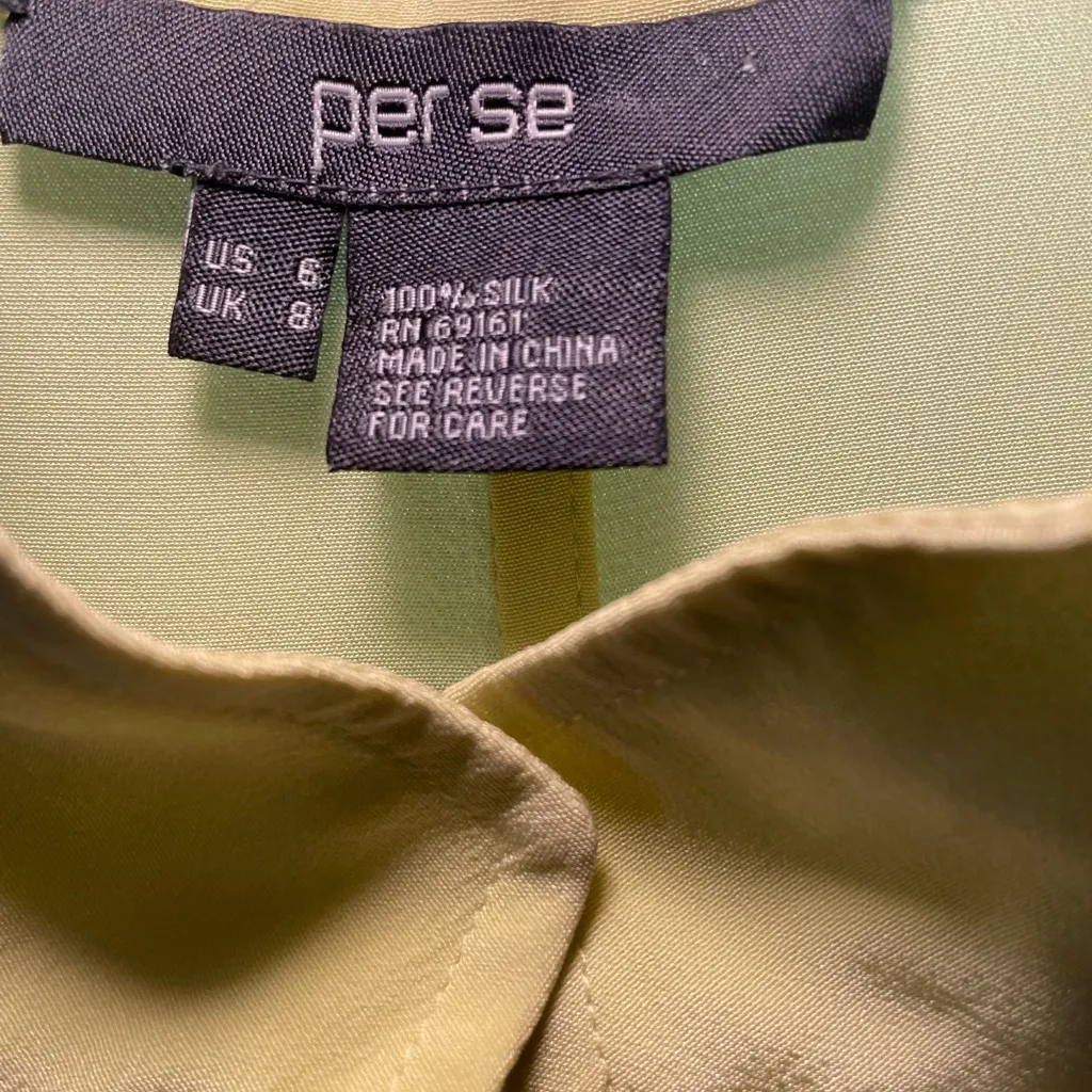 Per Se Yellow Blazer Lightweight Modern Design - Image 3