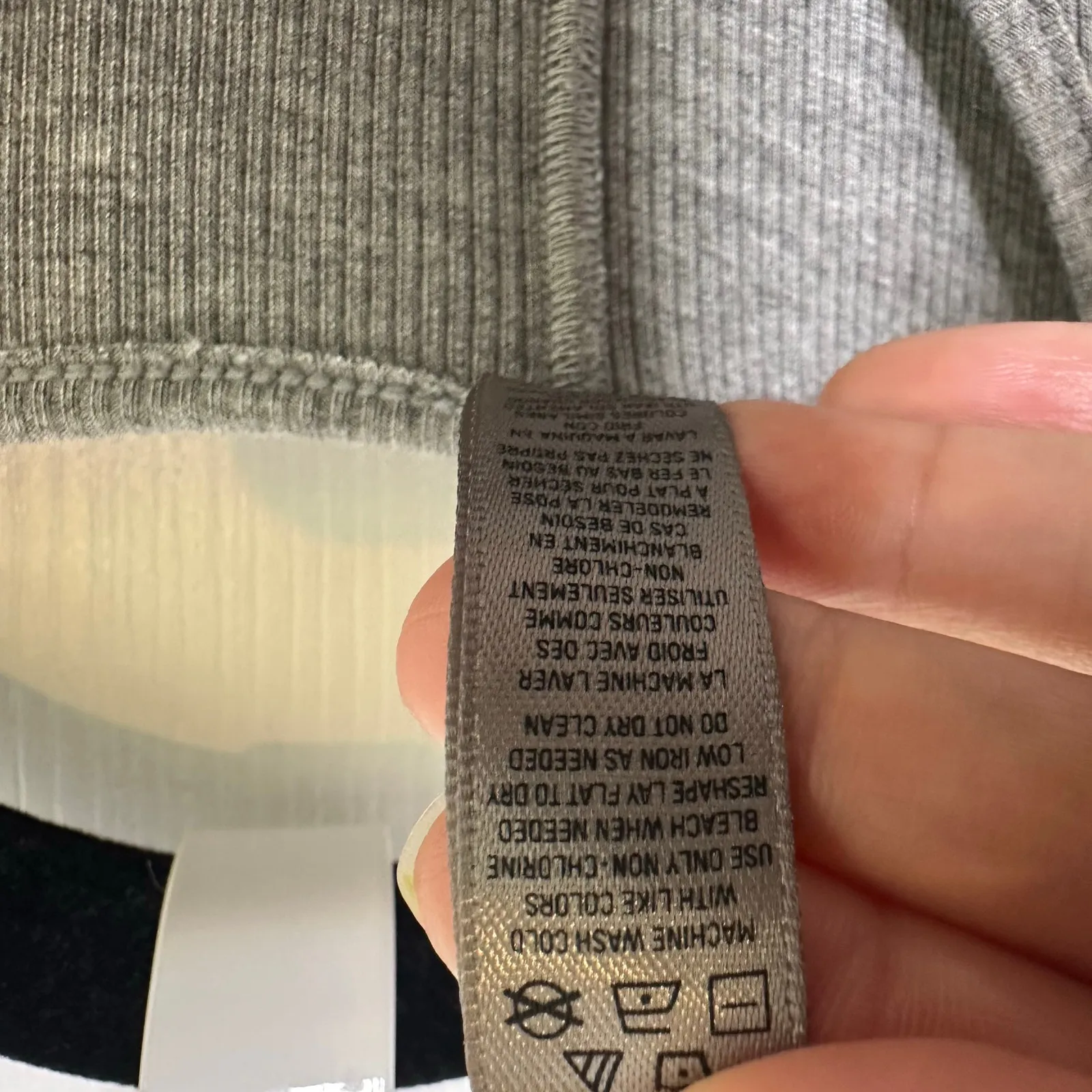 Skims‎ Size M Soft Lounge Geay Ribbed Bodycon Modal Slip Maxi Dress - Image 6