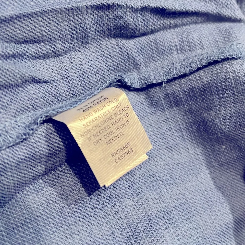 Caslon Pocket Front Drop Waist Dress in Blue Moonlight, Size XXL NEW w/o Tag - Image 7