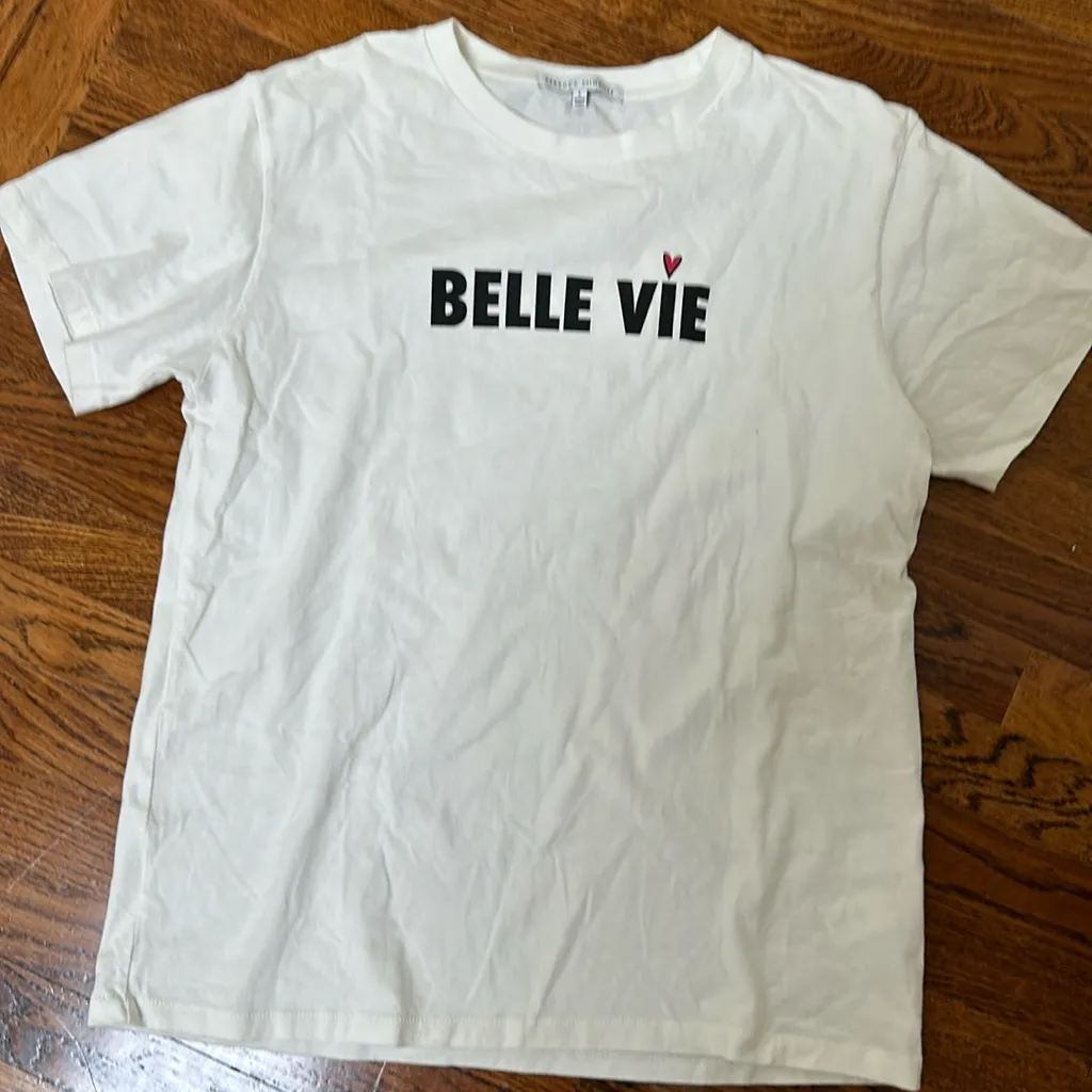 REBECCA MINKOFF Belle Vie Westin Tee t shirt In White large - Image 5