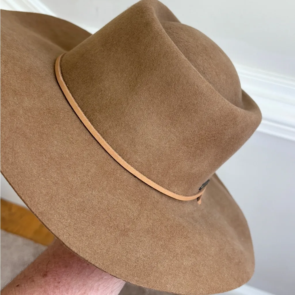 Gigi Pip Wren Telescoping Hat in Brown Elegant Tan Wide - Image 8