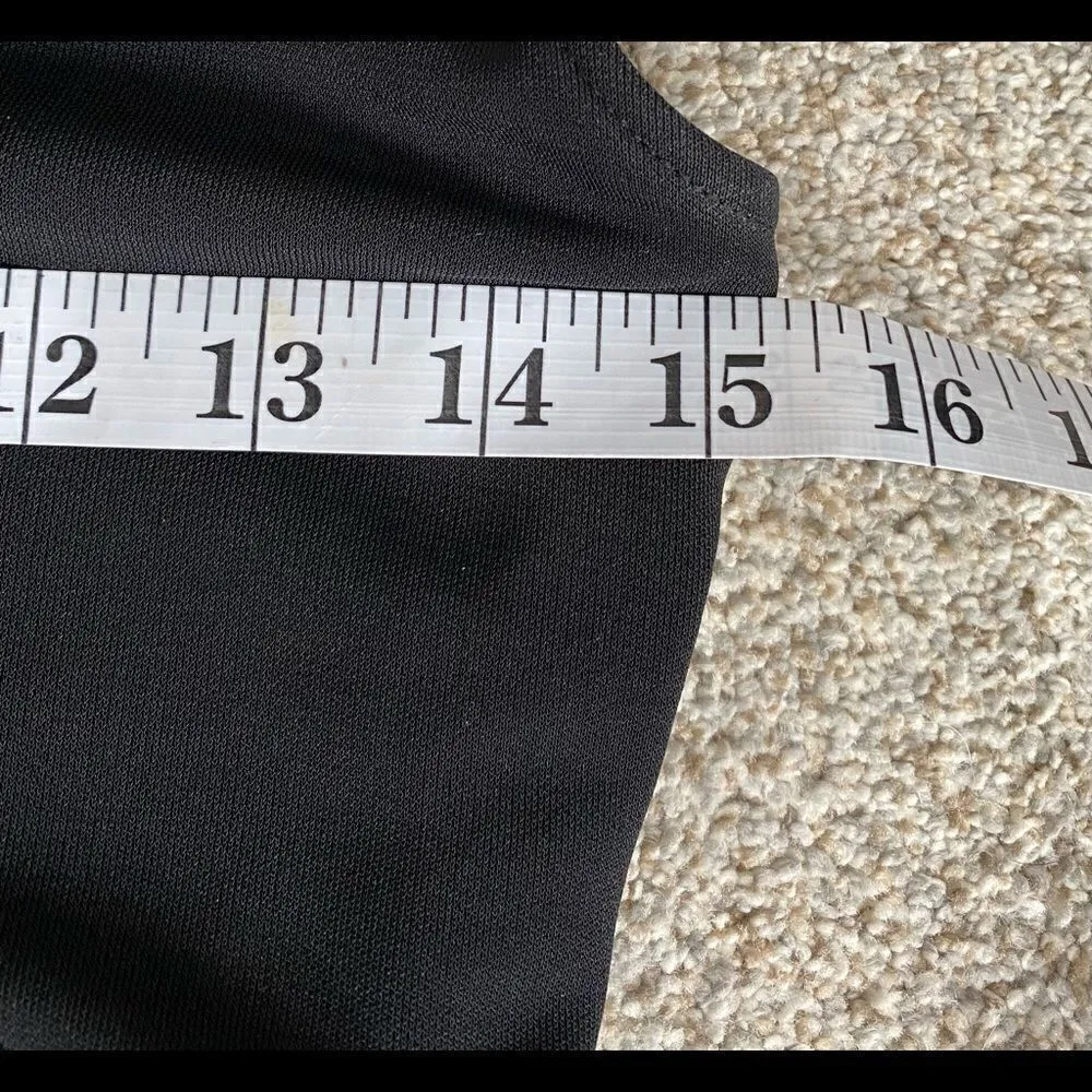 Gap Black Tie Front Tank Dress Size Small - Image 8