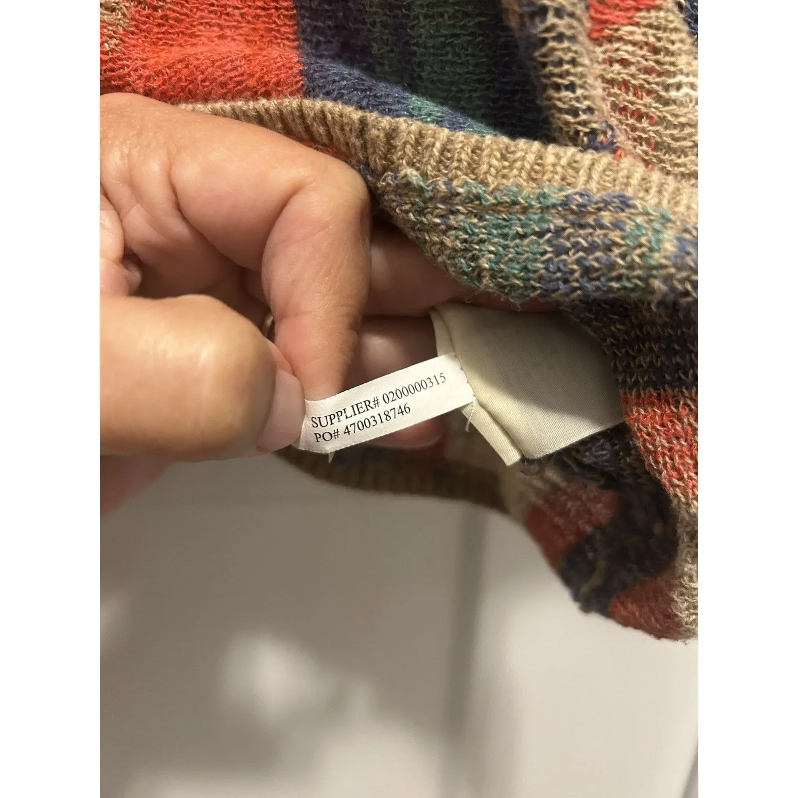 Denim & Supply Ralph Lauren Vintage Womens Sweater Poncho Size Medium Western - Image 4