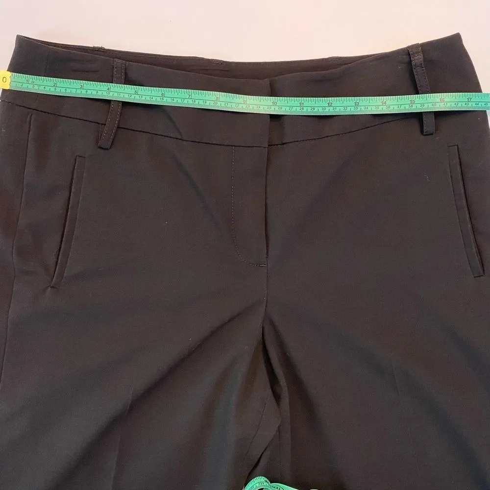 Sandro Wide Leg Crop Pants Black Size 10 Work Dress Sportswear Career Stovepipe - Image 5