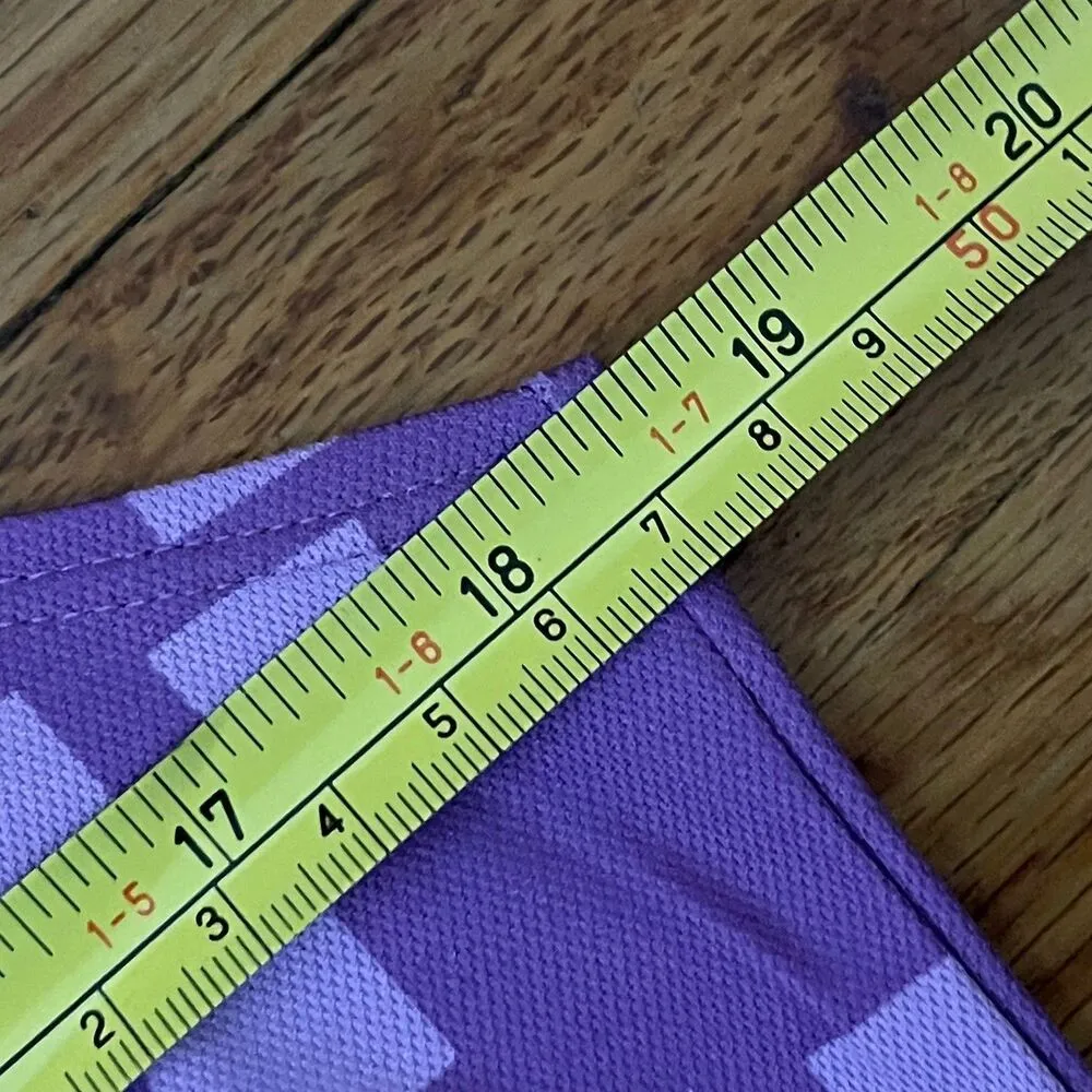 NIKE Women's Dri-FIT Grid Print Sleeveless Golf Shirt Medium Purple NEW Active - Image 11