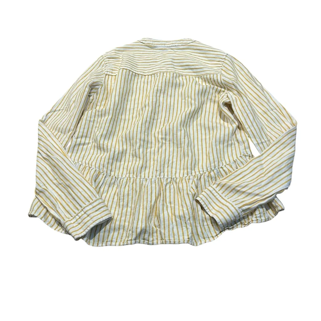 HARPER yellow and white striped top - Image 5
