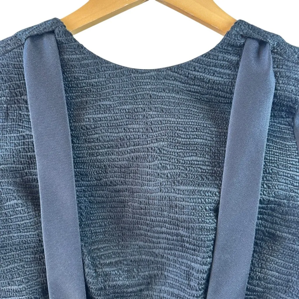 Phillip Lim 3.1 Black Tweed Silk-Blend Open-Back Dress – Women’s Size Medium - Image 4