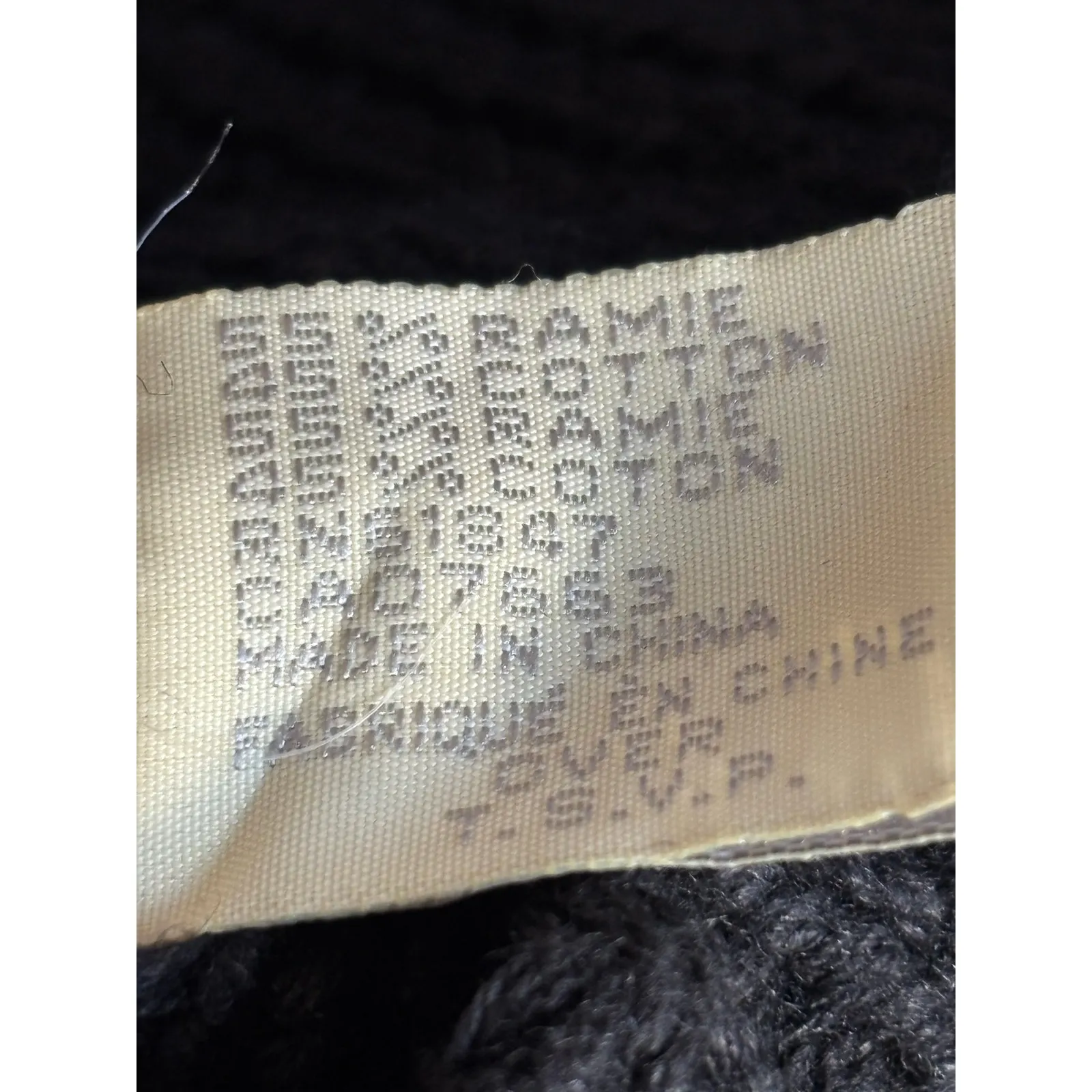 Vintage The Eagles Eye Black Hand Knit Chunky Equestrian Trompe Loeil Sweater Size M - Image 10