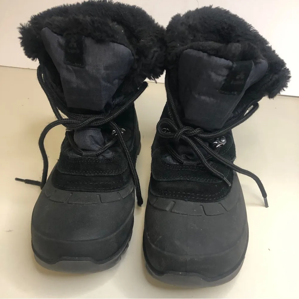 Kamix Black Snow Boots The Snovalley 5 Winter Boot Womens Size 7 - Image 4