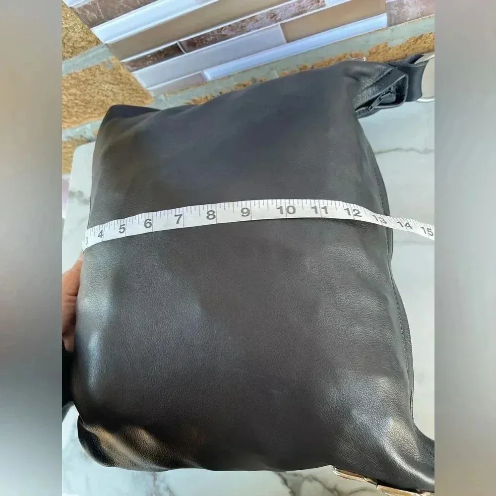 Leather rock usa black leather bag Black - Image 10