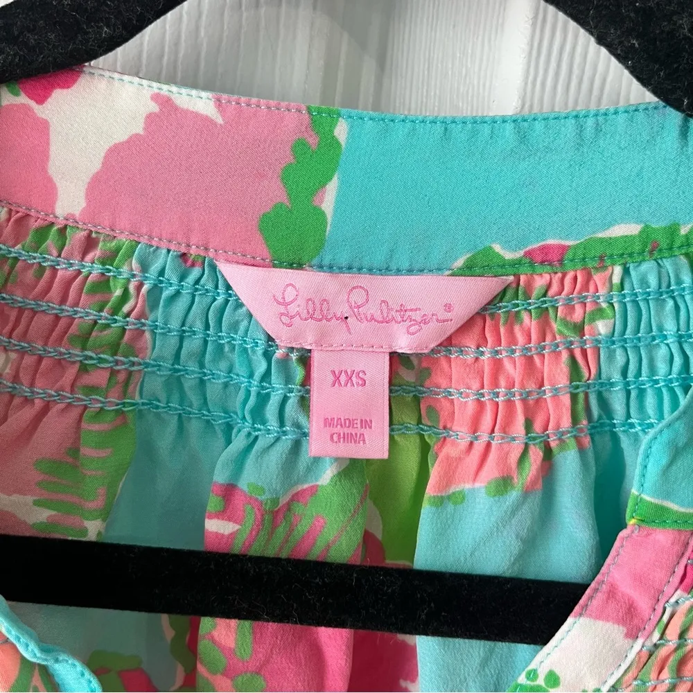 Lilly Pulitzer Blouse xxs - Image 3