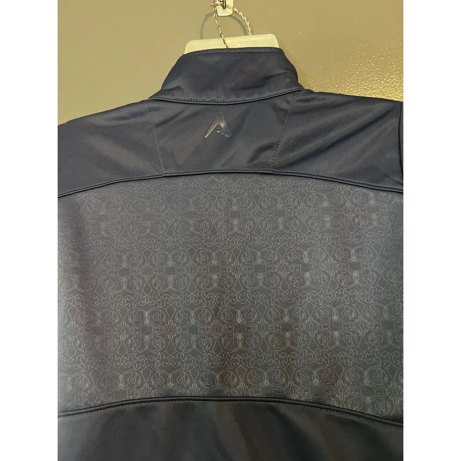 New York Yankees Jacket Womens Large Navy MLB Baseball Full Zip Zip Pockets Blue - Image 6