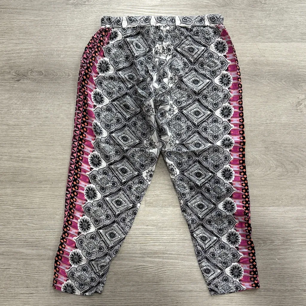 Michael Stars eclectic bohemian Patterned Cropped Pants - Image 2