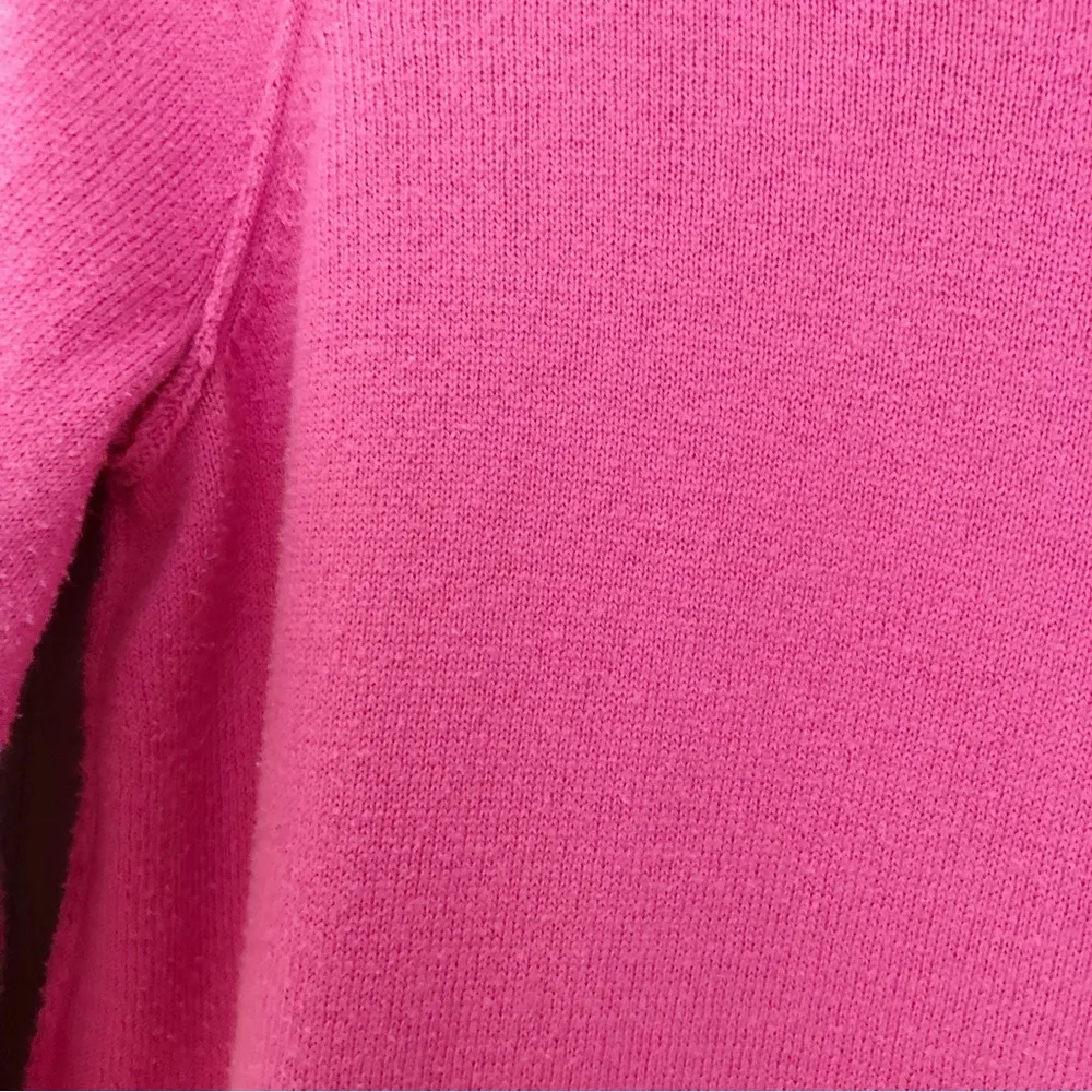 INC Pink Crewneck Sweater Loose Fit Small Women’s Long Sleeve Top - Image 5