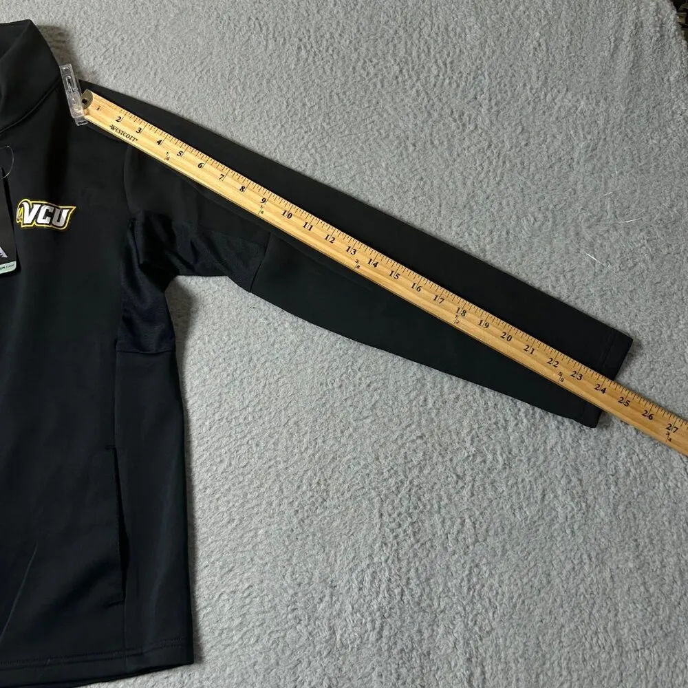 VCU Rams Full Zip Jacket Womens S Black Antigua Virginia Commonwealth University - Image 9